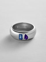 BaubleBar Sapphire|Amethyst -
Personalized crystal ring