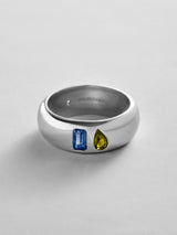 BaubleBar Sapphire|Peridot -
Personalized crystal ring