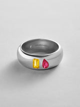 BaubleBar Topaz|Ruby -
Personalized crystal ring