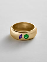 BaubleBar Amethyst|Emerald -
Personalized crystal ring