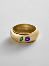 BaubleBar Emerald|Amethyst -
Personalized crystal ring