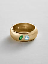 BaubleBar Emerald|Aquamarine -
Personalized crystal ring