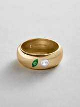 BaubleBar Emerald|Crystal -
Personalized crystal ring