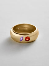 BaubleBar Light Amethyst|Garnet -
Personalized crystal ring