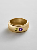 BaubleBar Peridot|Amethyst -
Personalized crystal ring