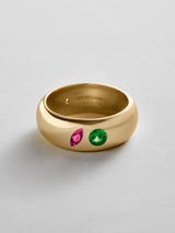 BaubleBar Ruby|Emerald -
Personalized crystal ring