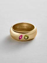 BaubleBar Ruby|Peridot -
Personalized crystal ring