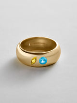 BaubleBar Topaz|Blue Zircon -
Personalized crystal ring