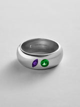BaubleBar Amethyst|Emerald -
Personalized crystal ring