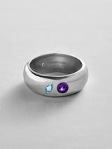 BaubleBar Aquamarine|Amethyst -
Personalized crystal ring