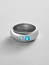 BaubleBar Aquamarine|Blue Zircon -
Personalized crystal ring