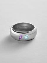BaubleBar Light Amethyst|Aquamarine -
Personalized crystal ring
