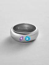 BaubleBar Light Amethyst|Blue Zircon -
Personalized crystal ring