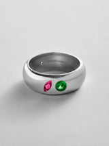 BaubleBar Ruby|Emerald -
Personalized crystal ring