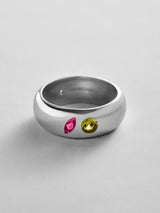 BaubleBar Ruby|Peridot -
Personalized crystal ring