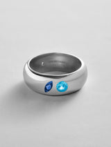 BaubleBar Sapphire|Blue Zircon -
Personalized crystal ring