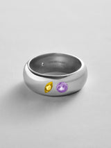 BaubleBar Topaz|Light Amethyst -
Personalized crystal ring