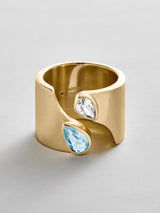 BaubleBar Aquamarine|Crystal -
Personalized crystal ring