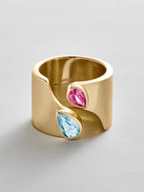 BaubleBar Aquamarine|Rose -
Personalized crystal ring