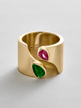 BaubleBar Emerald|Ruby -
Personalized crystal ring