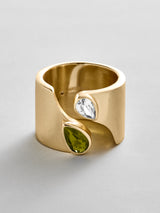 BaubleBar Peridot|Crystal -
Personalized crystal ring