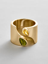BaubleBar Peridot|Topaz -
Personalized crystal ring