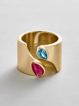 BaubleBar Ruby|Blue Zircon -
Personalized crystal ring