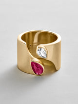 BaubleBar Ruby|Crystal -
Personalized crystal ring