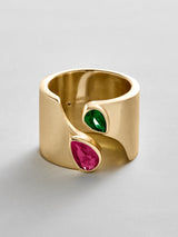 BaubleBar Ruby|Emerald -
Personalized crystal ring