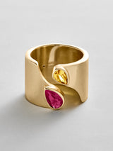 BaubleBar Ruby|Topaz -
Personalized crystal ring