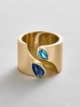 BaubleBar Sapphire|Blue Zircon -
Personalized crystal ring