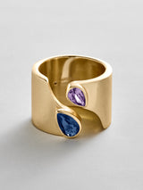 BaubleBar Sapphire|Light Amethyst -
Personalized crystal ring