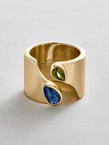 BaubleBar Sapphire|Peridot -
Personalized crystal ring