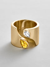BaubleBar Topaz|Crystal -
Personalized crystal ring