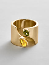 BaubleBar Topaz|Peridot -
Personalized crystal ring