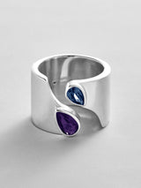 BaubleBar Amethyst|Sapphire -
Personalized crystal ring