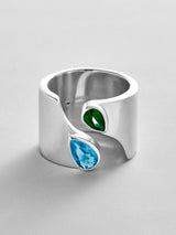 BaubleBar Blue Zircon|Emerald -
Personalized crystal ring