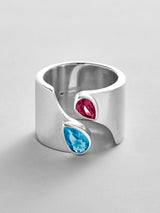 BaubleBar Blue Zircon|Ruby -
Personalized crystal ring