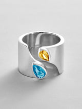 BaubleBar Blue Zircon|Topaz -
Personalized crystal ring