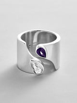 BaubleBar Crystal|Amethyst -
Personalized crystal ring