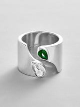 BaubleBar Crystal|Emerald -
Personalized crystal ring