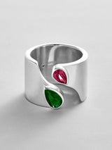 BaubleBar Emerald|Ruby -
Personalized crystal ring