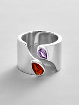 BaubleBar Garnet|Light Amethyst -
Personalized crystal ring