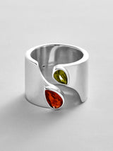 BaubleBar Garnet|Peridot -
Personalized crystal ring