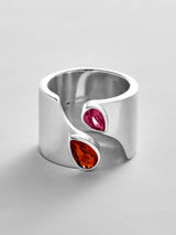 BaubleBar Garnet|Ruby -
Personalized crystal ring
