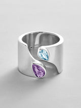 BaubleBar Light Amethyst|Aquamarine -
Personalized crystal ring