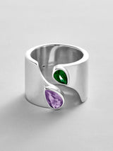 BaubleBar Light Amethyst|Emerald -
Personalized crystal ring