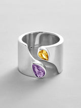 BaubleBar Light Amethyst|Topaz -
Personalized crystal ring