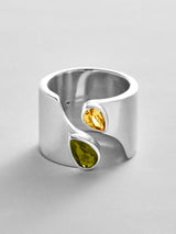 BaubleBar Peridot|Topaz -
Personalized crystal ring