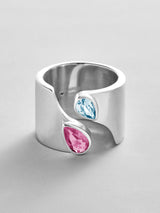 BaubleBar Rose|Aquamarine -
Personalized crystal ring